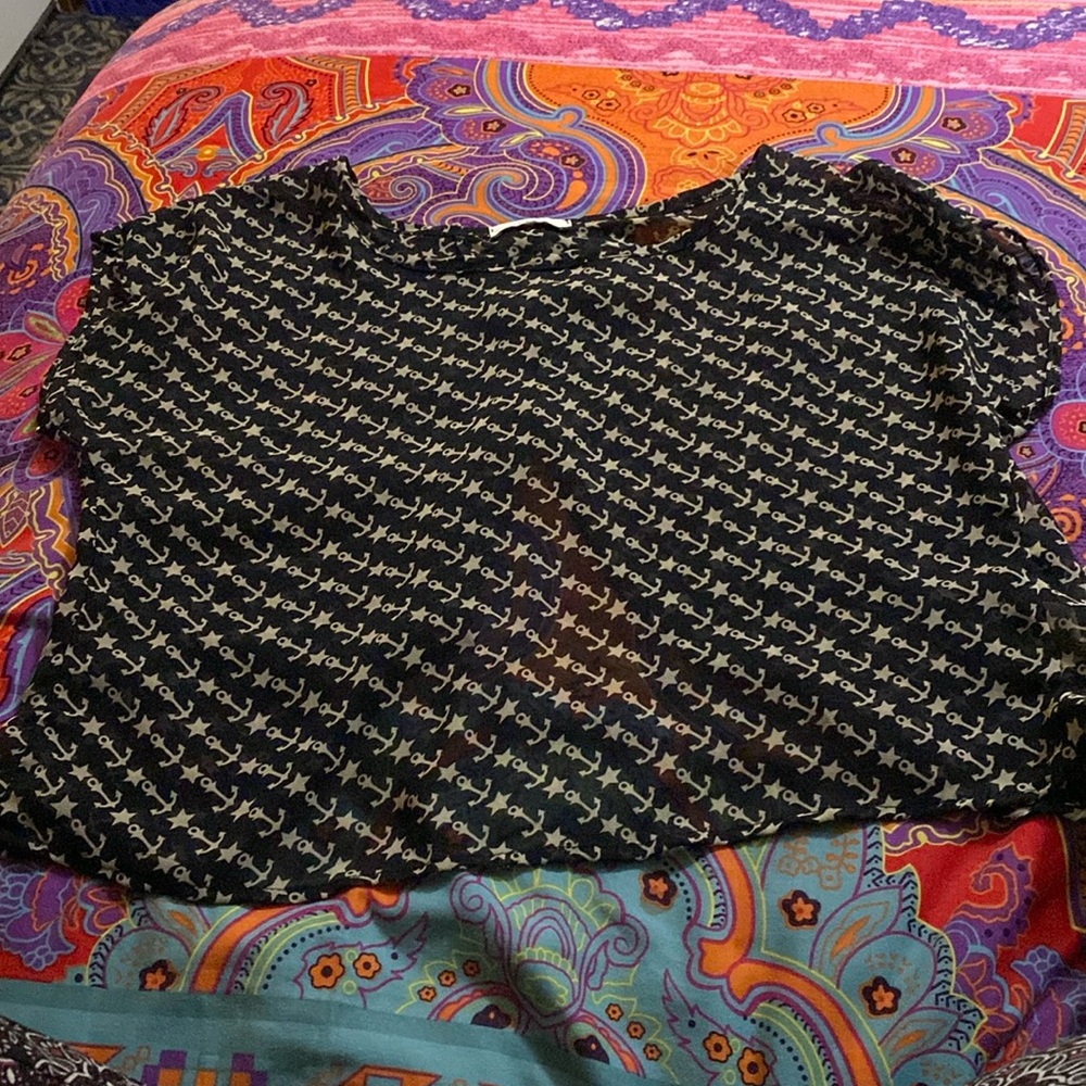 Delia’s anchor mesh shirt